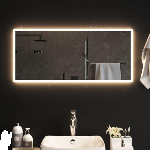 Grote foto vidaxl miroir led de salle de bain 40x90 cm huis en inrichting woningdecoratie