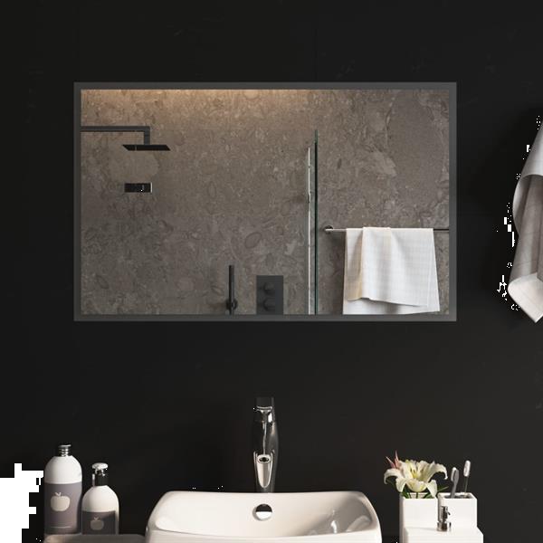 Grote foto vidaxl miroir led de salle de bain 50x80 cm huis en inrichting woningdecoratie