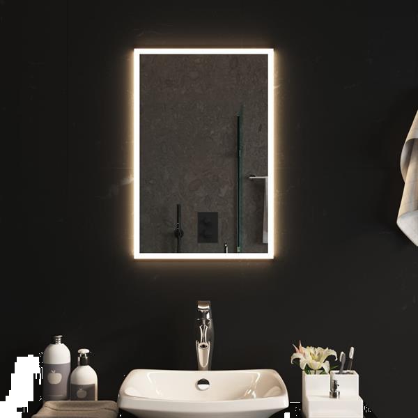 Grote foto vidaxl miroir led de salle de bain 40x60 cm huis en inrichting woningdecoratie