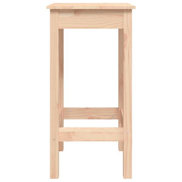 Grote foto vidaxl chaises de bar 2 pcs 40x40x78 cm bois de pin solide huis en inrichting stoelen