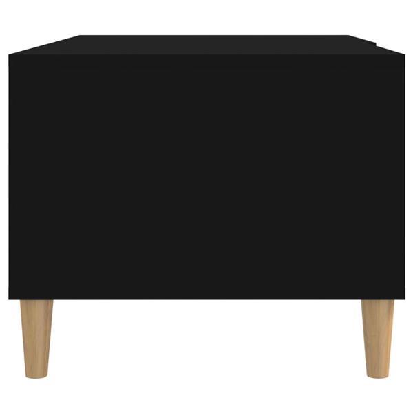 Grote foto vidaxl table basse noir 89 5x50x40 cm bois d ing nierie huis en inrichting eettafels