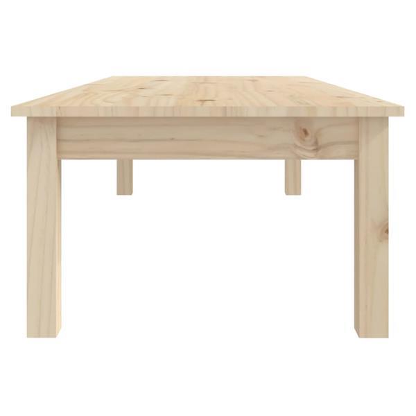 Grote foto vidaxl table basse 110x50x30 cm bois massif de pin huis en inrichting eettafels