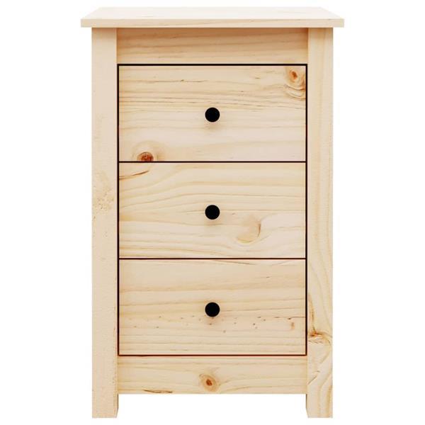 Grote foto vidaxl tables de chevet 2 pcs 40x35x61 5 cm bois de pin mass huis en inrichting complete slaapkamers