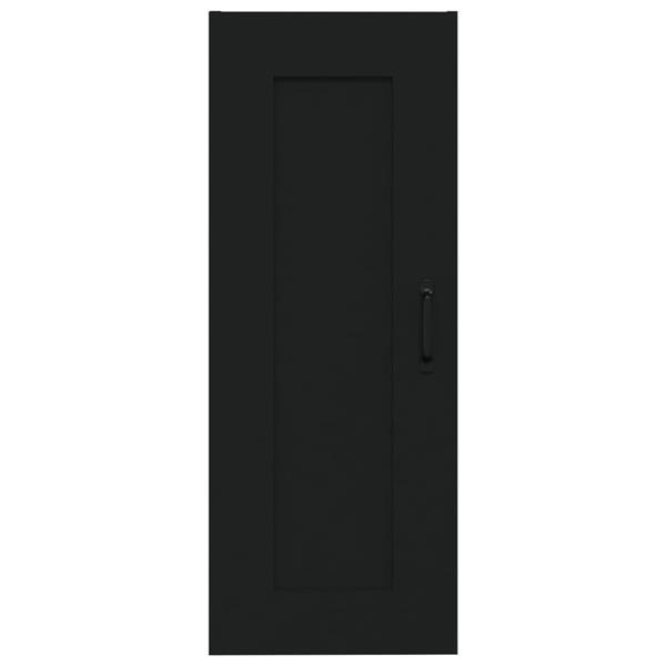 Grote foto vidaxl armoire suspendue noir 35x34x90 cm bois d ing nierie huis en inrichting overige