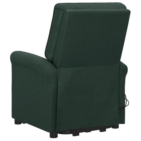 Grote foto vidaxl fauteuil releveur inclinable de massage vert fonc ti huis en inrichting stoelen