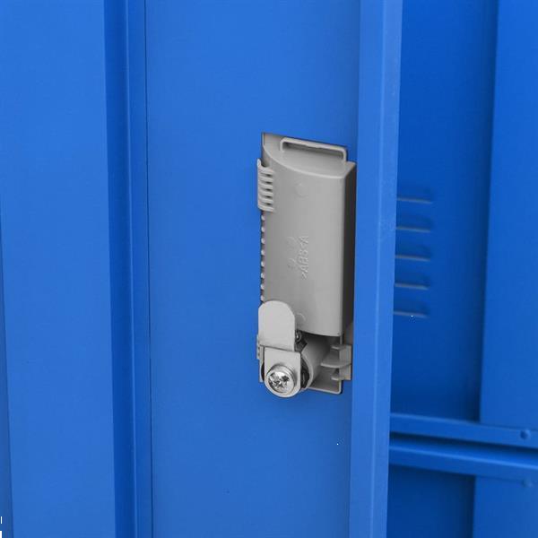 Grote foto vidaxl armoires casiers 2 pcs gris clair et bleu 90x45x92 huis en inrichting overige
