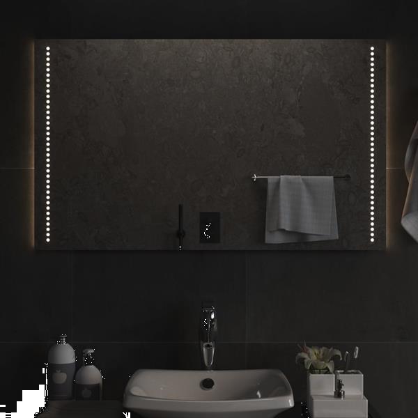 Grote foto vidaxl miroir de salle de bain led 100x60 cm huis en inrichting woningdecoratie