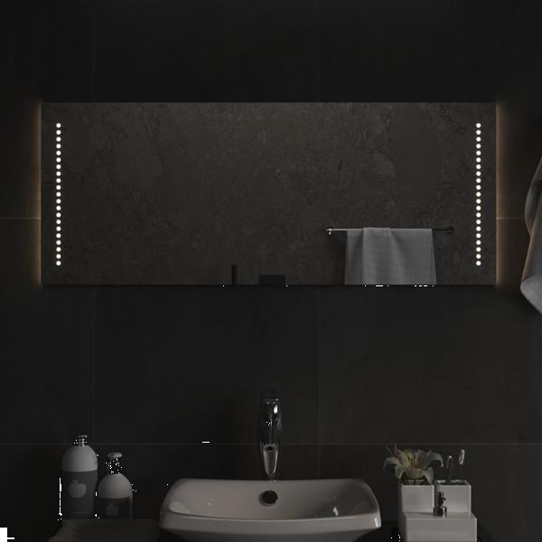 Grote foto vidaxl miroir de salle de bain led 100x40 cm huis en inrichting woningdecoratie