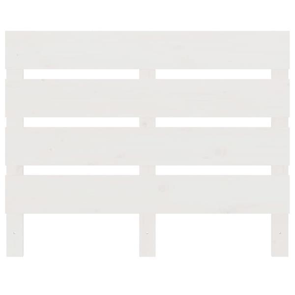 Grote foto vidaxl cadre de lit blanc 75x190 cm bois de pin massif petit huis en inrichting bedden