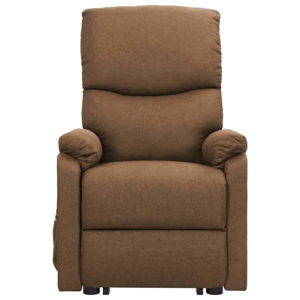 Grote foto vidaxl fauteuil releveur inclinable taupe tissu huis en inrichting stoelen