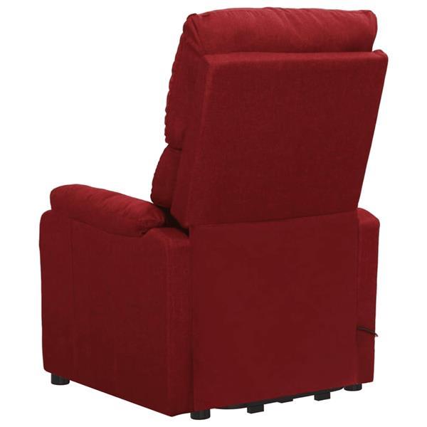 Grote foto vidaxl fauteuil releveur inclinable bordeaux tissu huis en inrichting stoelen