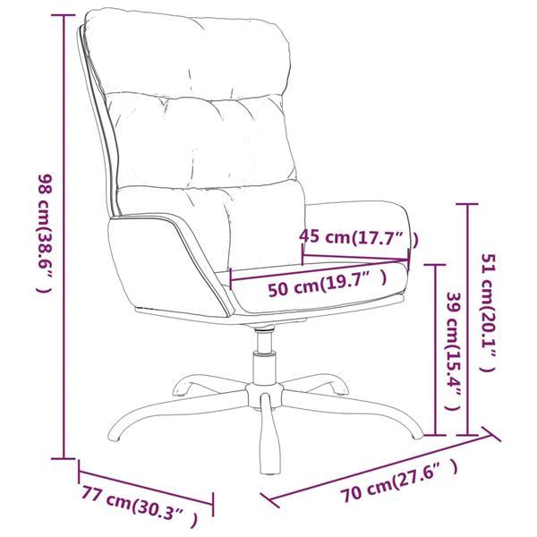 Grote foto vidaxl chaise de relaxation gris fonc tissu huis en inrichting stoelen