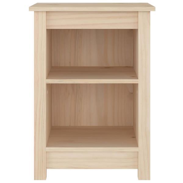 Grote foto vidaxl table de chevet 40x35x55 cm bois de pin solide huis en inrichting complete slaapkamers