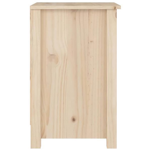 Grote foto vidaxl table de chevet 40x35x55 cm bois de pin solide huis en inrichting complete slaapkamers