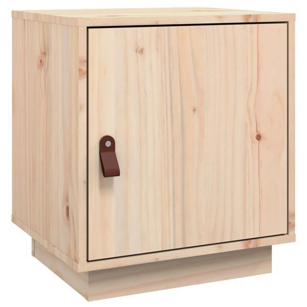 Grote foto vidaxl table de chevet 40x34x45 cm bois de pin solide huis en inrichting complete slaapkamers