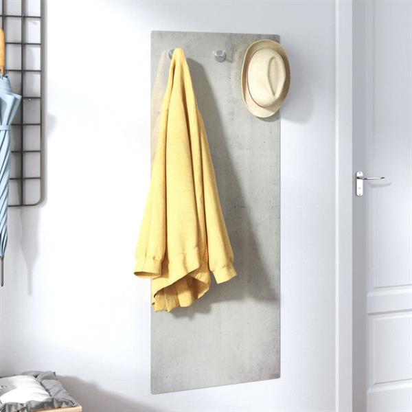 Grote foto vidaxl porte manteau mural 125x50 cm verre tremp mur de pie huis en inrichting woningdecoratie