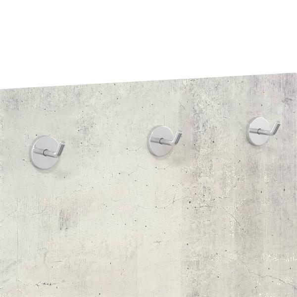 Grote foto vidaxl porte manteau mural 125x50 cm verre tremp mur de pie huis en inrichting woningdecoratie