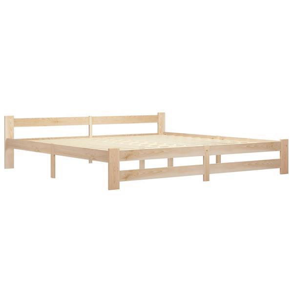 Grote foto vidaxl cadre de lit avec 4 tiroirs bois de pin massif 200x20 huis en inrichting bedden