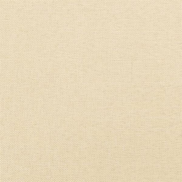 Grote foto vidaxl chaise de relaxation avec tabouret cr me tissu huis en inrichting stoelen