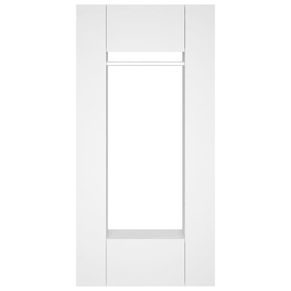 Grote foto vidaxl armoires de couloir 2 pcs blanc bois d ing nierie huis en inrichting overige