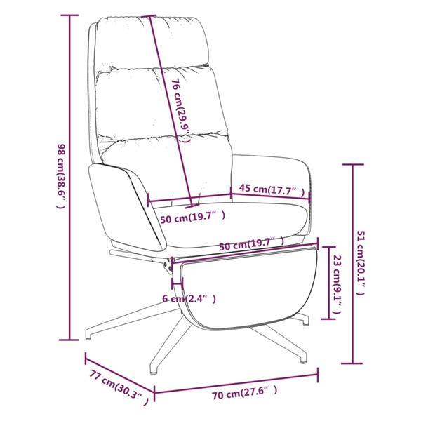 Grote foto vidaxl chaise de relaxation avec repose pied vert fonc tiss huis en inrichting stoelen