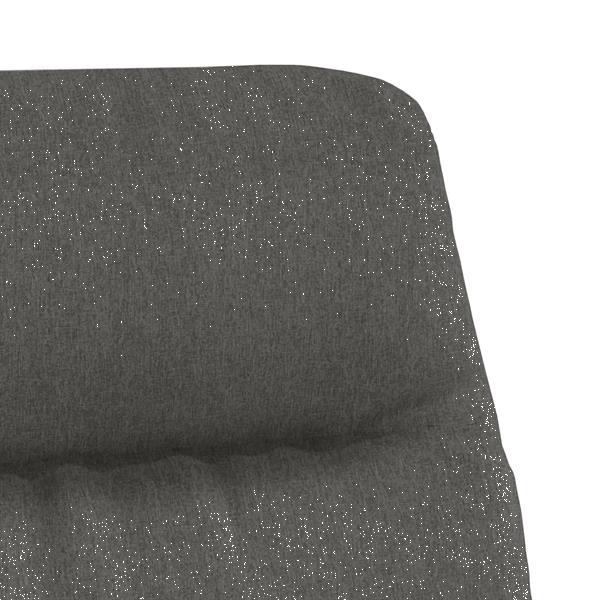 Grote foto vidaxl chaise de relaxation avec tabouret gris fonc tissu s huis en inrichting stoelen