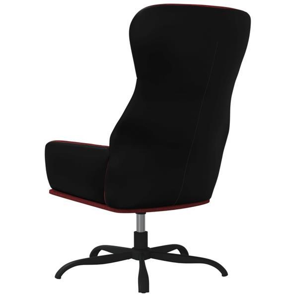 Grote foto vidaxl chaise de relaxation avec repose pied rouge bordeaux huis en inrichting stoelen
