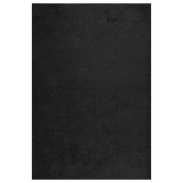 Grote foto vidaxl tapis shaggy poils longs noir 160x230 cm huis en inrichting vloerbedekking en kleden