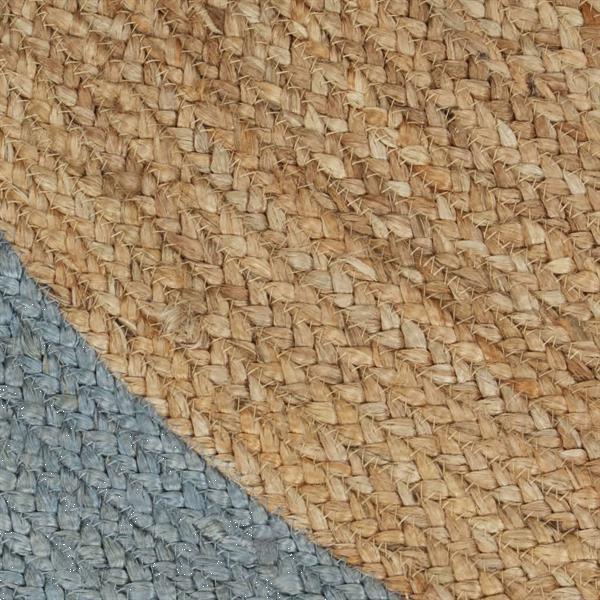 Grote foto vidaxl tapis fait la main jute avec bord vert olive 240 cm huis en inrichting vloerbedekking en kleden
