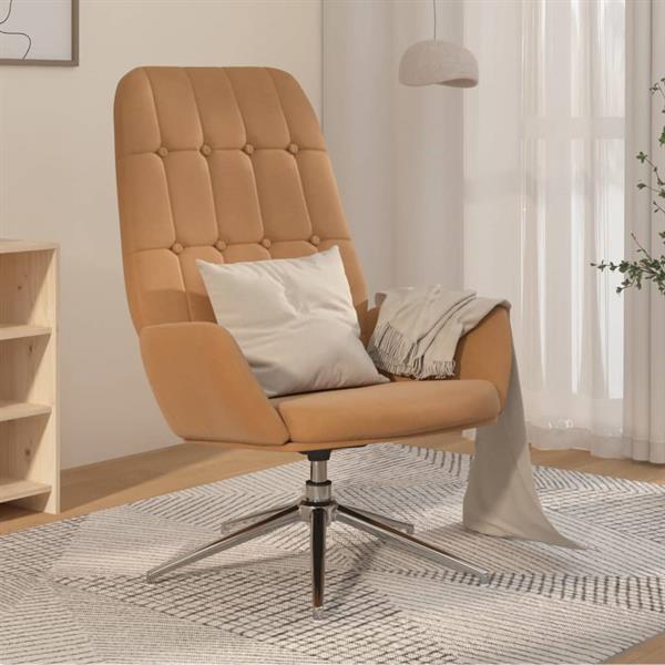 Grote foto vidaxl chaise de relaxation taupe similicuir daim huis en inrichting stoelen