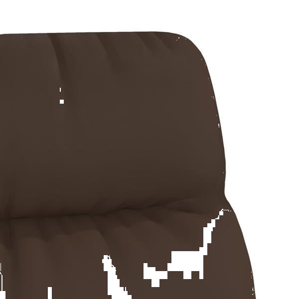 Grote foto vidaxl chaise de relaxation avec repose pied marron similicu huis en inrichting stoelen
