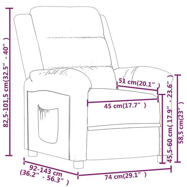 Grote foto vidaxl fauteuil inclinable lectrique vert fonc velours huis en inrichting stoelen