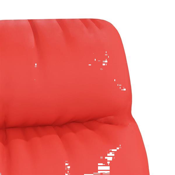 Grote foto vidaxl chaise de relaxation rouge similicuir huis en inrichting stoelen