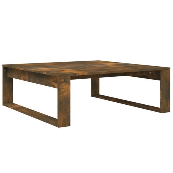 Grote foto vidaxl table basse ch ne fum 100x100x35 cm bois d ing nieri huis en inrichting eettafels