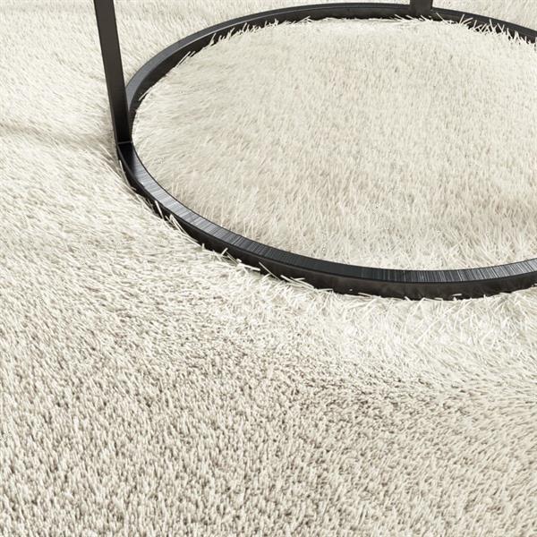 Grote foto vidaxl tapis shaggy doux lavable 80x150 cm antid rapant cr m huis en inrichting vloerbedekking en kleden