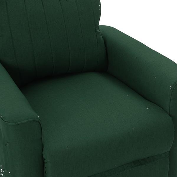 Grote foto vidaxl fauteuil inclinable lectrique vert fonc tissu huis en inrichting stoelen