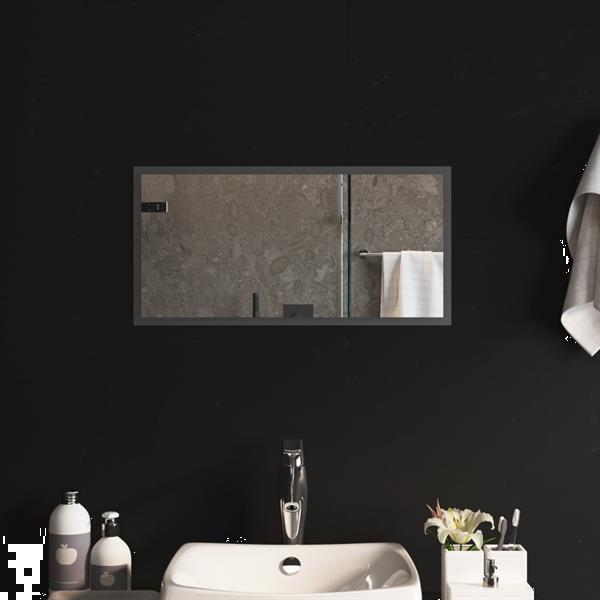 Grote foto vidaxl miroir de salle de bain led 60x30 cm huis en inrichting woningdecoratie