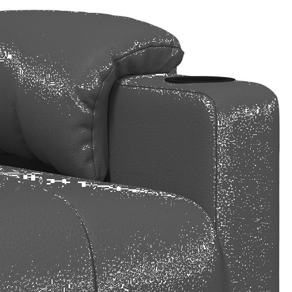 Grote foto vidaxl massagestoel kunstleer grijs huis en inrichting stoelen