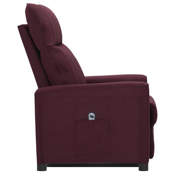 Grote foto vidaxl sta op stoel verstelbaar stof paars huis en inrichting stoelen