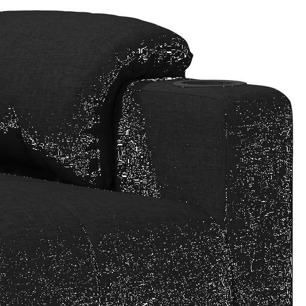 Grote foto vidaxl massagestoel elektrisch stof zwart beauty en gezondheid massage