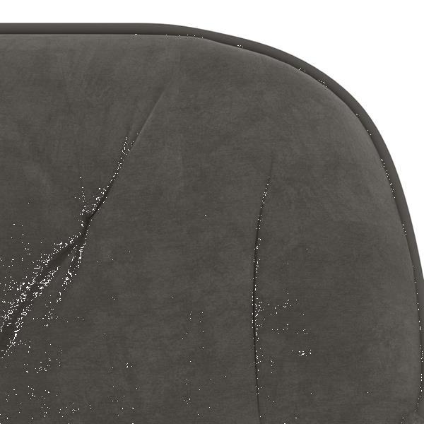 Grote foto vidaxl eetkamerstoelen draaibaar 2 st fluweel donkergrijs huis en inrichting stoelen