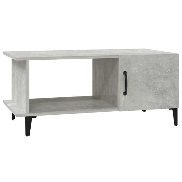 Grote foto vidaxl salontafel 90x50x40 cm bewerkt hout betongrijs huis en inrichting eettafels