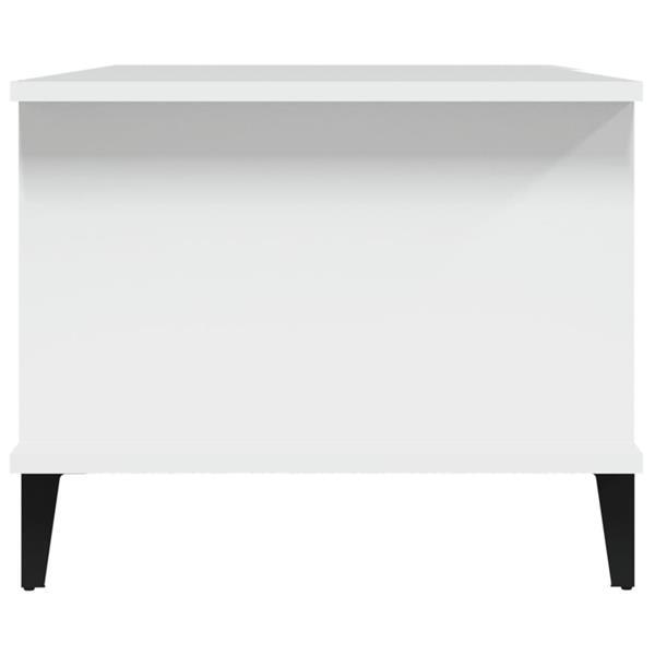 Grote foto vidaxl salontafel 90x50x40 cm bewerkt hout wit huis en inrichting eettafels