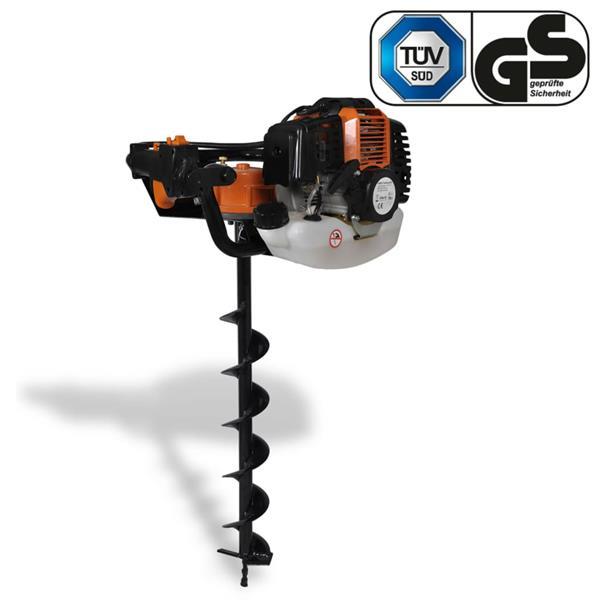 Grote foto vidaxl jeu de perceuse de sol tari re acier doe het zelf en verbouw gereedschappen en machines