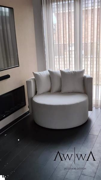 Grote foto love seat luxe stof rond artwonen enschede huis en inrichting sofa en chaises longues