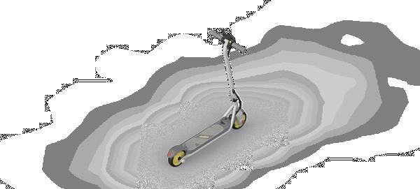 Grote foto segway ninebot zing c8 e step grijs bij central scooters fietsen en brommers steppen