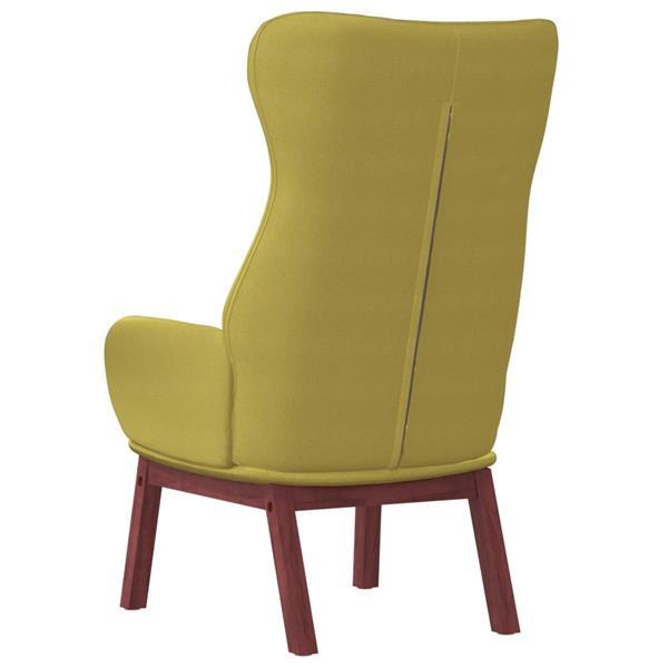 Grote foto vidaxl chaise de relaxation vert clair tissu huis en inrichting stoelen