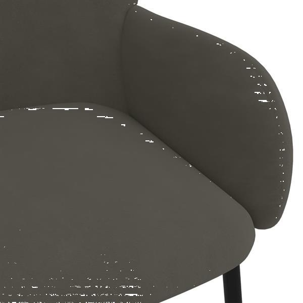 Grote foto vidaxl chaises de salle manger 2 pcs gris fonc velours huis en inrichting stoelen