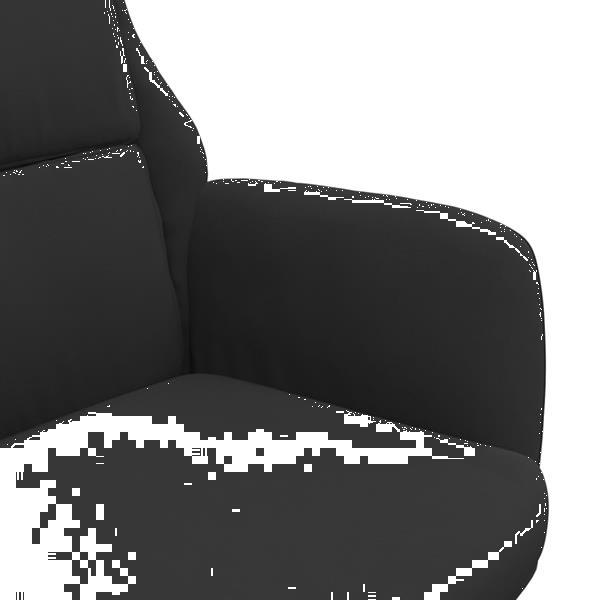 Grote foto vidaxl chaise de relaxation noir similicuir daim huis en inrichting stoelen