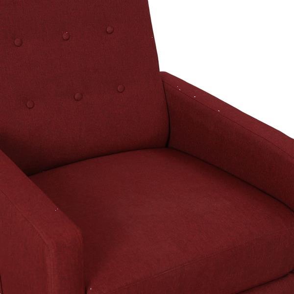 Grote foto vidaxl fauteuil de massage inclinable lectrique rouge borde huis en inrichting stoelen